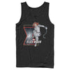 Men's Marvel Black Widow Vintage Pose  Adult Tank Top