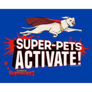 Men's DC League of Super-Pets Krypto Super-Pets Activate  Adult T-Shirt