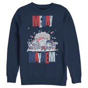 Men's Batman Christmas Merry Mayhem  Adult Sweatshirt