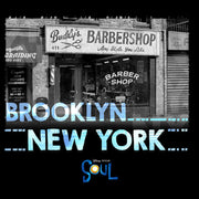 Men's Soul Brooklyn Barber Shop  Adult T-Shirt