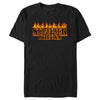 Men's Stranger Things Retro Flame Logo  Adult T-Shirt