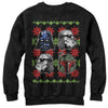 Women's Star Wars Ugly Christmas Empire Helmets  Adult Sweatshirt