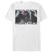 Men's Star Wars The Force Awakens Poe Best Pilot in the Resistance  Adult T-Shirt