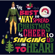 Men's Elf Christmas Cheer Loud Singing  Adult T-Shirt