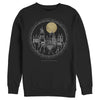 Men's Harry Potter Hogwarts Line Art Moonrise  Adult Sweatshirt