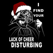 Men's Star Wars Christmas Vader Lack of Cheer Disturbing  Adult T-Shirt