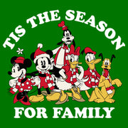 Men's Mickey & Friends The Season for Family  Adult T-Shirt