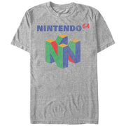 Men's Nintendo Classic N64 Logo  Adult T-Shirt