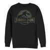 Men's Jurassic Park Dark Camo Logo  Adult Sweatshirt