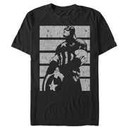 Men's Marvel Captain America Profile  Adult T-Shirt