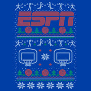 Men's ESPN Basketball Christmas Sweater  Adult T-Shirt