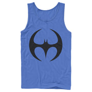 Men's Batman Logo Modern Wing Curve  Adult Tank Top