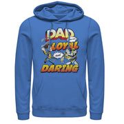 Men's Toy Story Father's Day Buzz & Woody  Adult Pull Over Hoodie