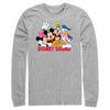 Men's Mickey & Friends Disney Squad Group Shot  Adult Long Sleeve Shirt