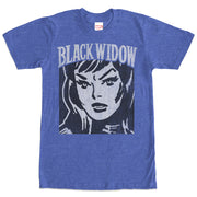 Men's Marvel Black Widow Portrait  Adult T-Shirt