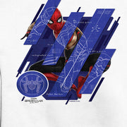 Men's Marvel Spider-Man: No Way Home Suit Blueprint Panels  Adult Sweatshirt