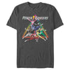 Men's Power Rangers Triangle Formation  Adult T-Shirt