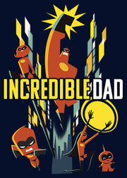 Men's The Incredibles 2 Modern Incredible Dad  Adult Pull Over Hoodie