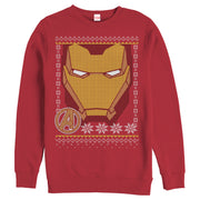 Men's Marvel Christmas Iron Man Pattern  Adult Sweatshirt