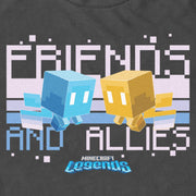 Men's Minecraft Legends Friends and Allies Mobs  Adult T-Shirt