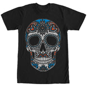 Men's Lost Gods Henna Print Color Skull  Adult T-Shirt