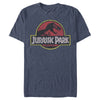 Men's Jurassic Park Distressed T-Rex Logo  Adult T-Shirt