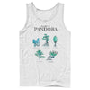 Men's Avatar Flora of Pandora Sketches  Adult Tank Top