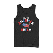 Men's Lost Gods Fourth of July  American Dream  Adult Tank Top