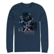 Men's Marvel Black Panther 2018 Character View  Adult Long Sleeve Shirt