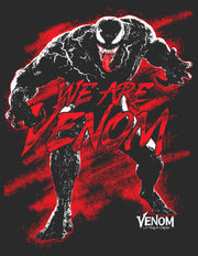 Men's Marvel Venom: Let There be Carnage We are Venom Red  Adult T-Shirt