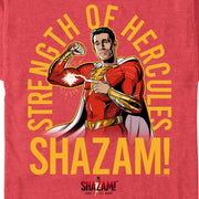 Men's Shazam! Fury of the Gods Strength of Hercules  Adult T-Shirt