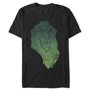 Men's Lion King Scar Watercolor Portrait  Adult T-Shirt