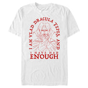 Men's Castlevania Had Enough Vampire  Adult T-Shirt