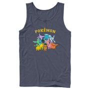 Men's Pokemon Eeveelutions  Adult Tank Top