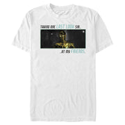 Men's Star Wars: The Rise of Skywalker C-3PO One Last Look  Adult T-Shirt