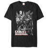 Men's Marvel Cable & Deadpool Team  Adult T-Shirt