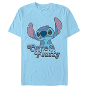 Men's Lilo & Stitch Cute & Fluffy Stitch  Adult T-Shirt