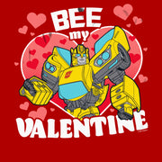 Men's Transformers Bumblebee Bee My Valentine  Adult T-Shirt