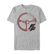 Men's Fast & Furious FF Steering Wheel  Adult T-Shirt