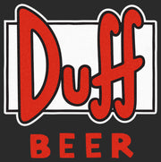 Men's The Simpsons Duff Beer Logo  Adult T-Shirt