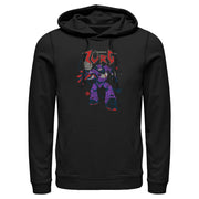 Men's Lightyear Emperor Zurg Distressed  Adult Pull Over Hoodie