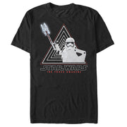 Men's Star Wars The Force Awakens Riot Control Stormtrooper ZBaton  Adult T-Shirt