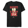 Men's One Hundred and One Dalmatians Villains Cruella Naughty Is The New Nice  Adult T-Shirt