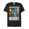 Men's Marvel Father's Day Avengers Everyday Heroes  Adult T-Shirt