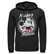 Men's Mickey & Friends Classic Circle  Adult Pull Over Hoodie