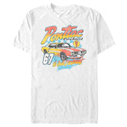 Men's General Motors 1967 Pontiac Firebird We Build Excitement  Adult T-Shirt