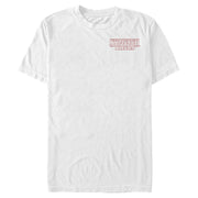 Men's Stranger Things Classic Logo Badge  Adult T-Shirt