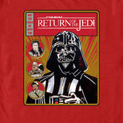 Men's Star Wars: Return of the Jedi Return of the Jedi Darth Vader Comic Book Cover  Adult T-Shirt