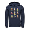 Men's Snow White and the Seven Dwarves Pixels  Adult Pull Over Hoodie