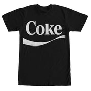 Men's Coca Cola Simple Logo  Adult T-Shirt